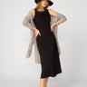 Side Ruching Midi Dress
