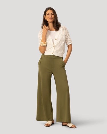 Short Sleeve Button Cardigan