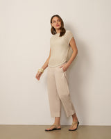 Round Tape Yarn Sweater