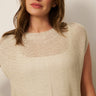 Round Tape Yarn Sweater