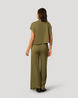 Split Neck Dolman Top