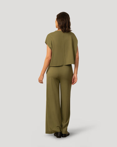 Split Neck Dolman Top