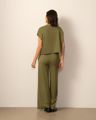 Split Neck Dolman Top