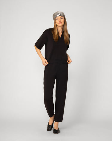 Split neck Sweatshirt