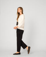 Printed Dolman 3/4 Sleeve Top