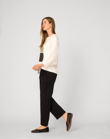 Printed Dolman 3/4 Sleeve Top