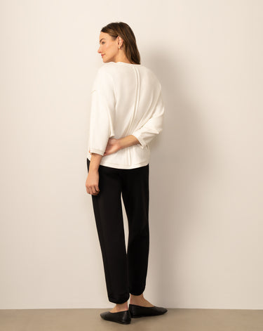 Printed Dolman 3/4 Sleeve Top