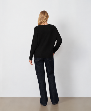 Draped Cowl Neck Sweater