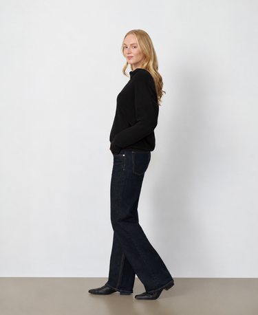 Draped Cowl Neck Sweater