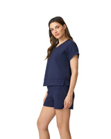 Yummy V-Neck Top & Matching Short Set