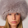 Pill Box Faux Fur Hat