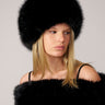 Pill Box Faux Fur Hat