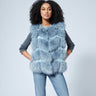 Faux Fur & Faux Leather Vest