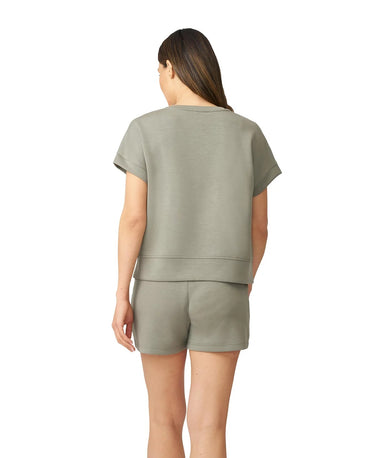 Yummy V-Neck Top & Matching Short Set