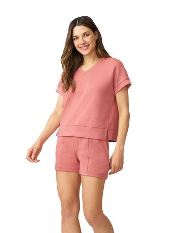 Yummy V-Neck Top & Matching Short Set